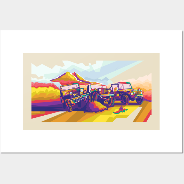 Jeep Wall Art by Wpap_ayy